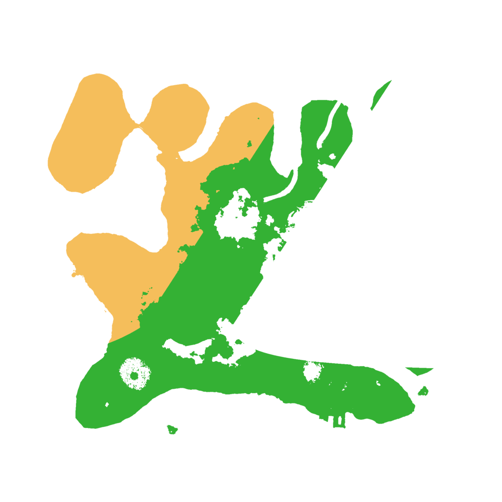 Biome Rust Map: Procedural Map, Size: 2500, Seed: 662791214