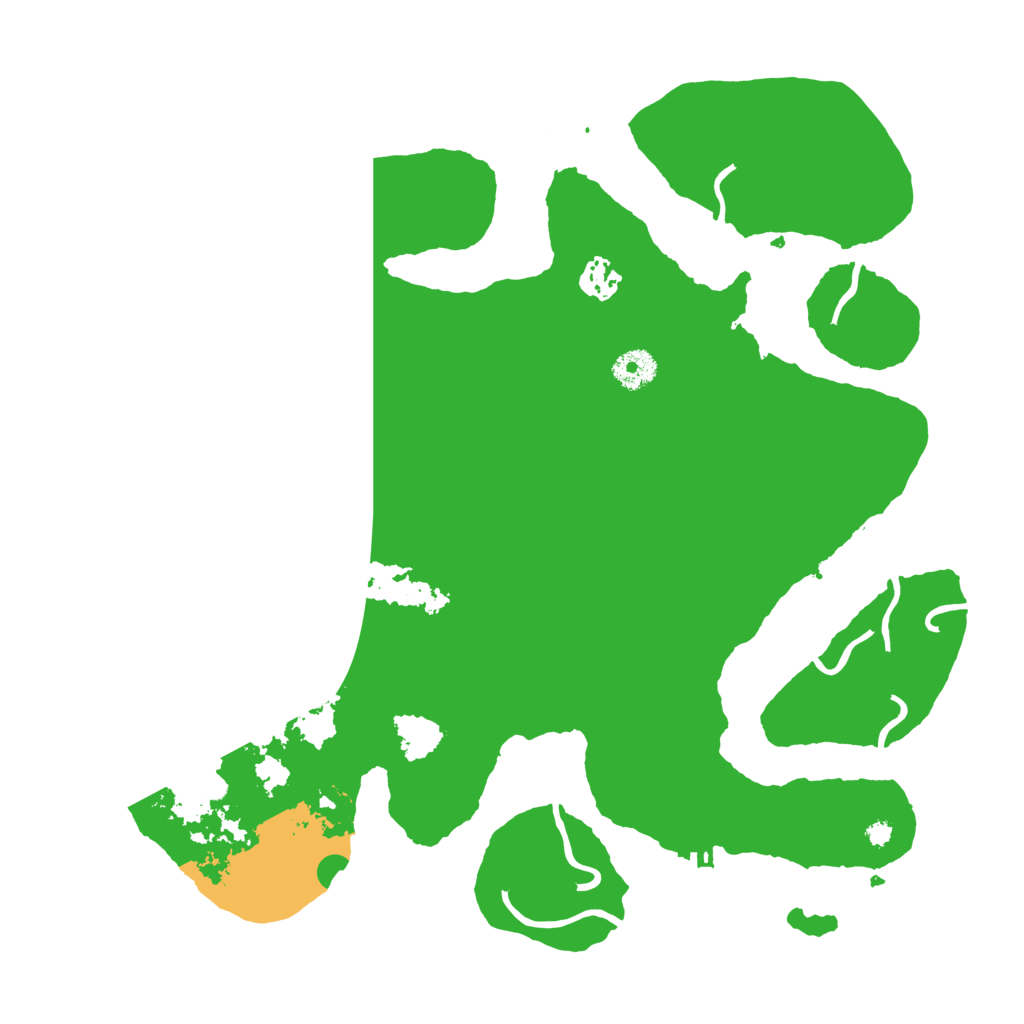 Biome Rust Map: Procedural Map, Size: 3750, Seed: 65174