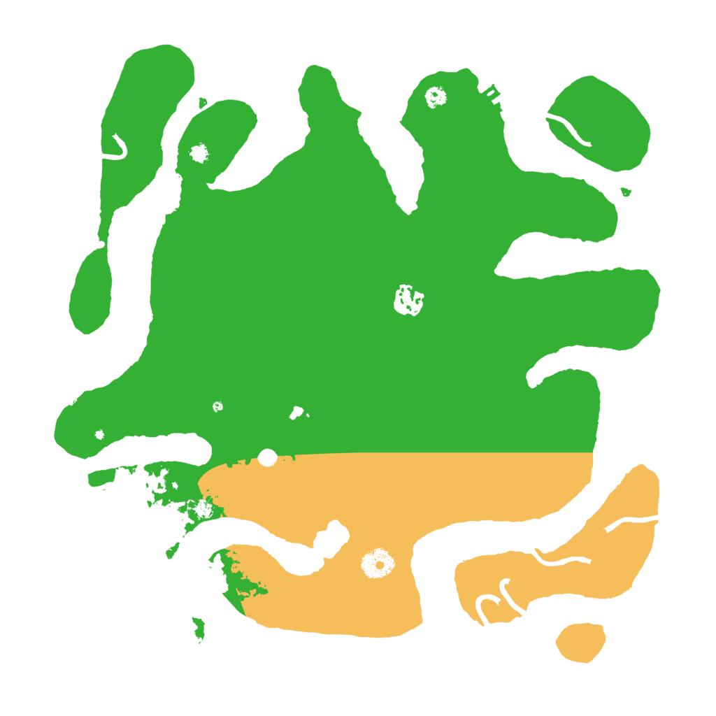 Biome Rust Map: Procedural Map, Size: 3500, Seed: 36785