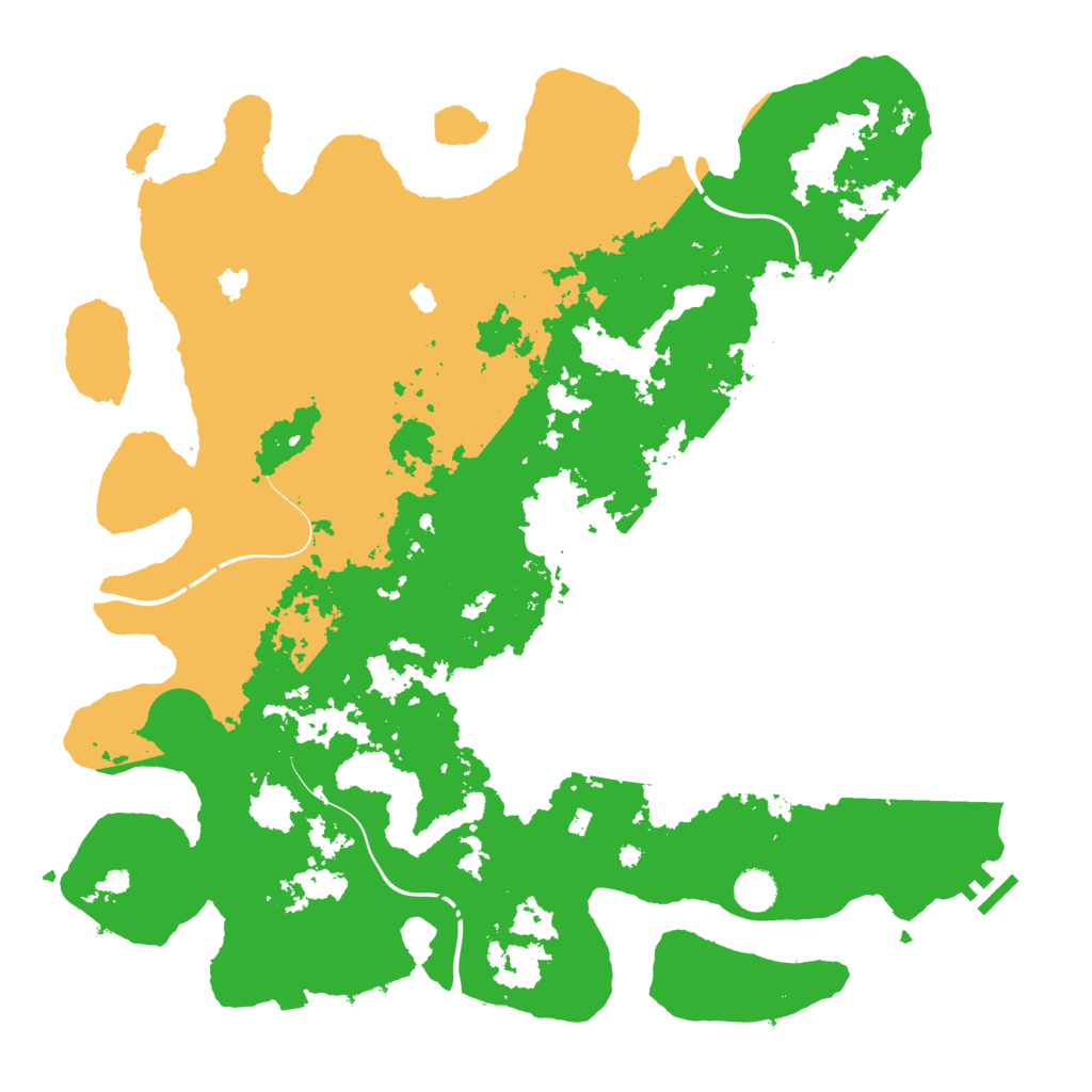 Biome Rust Map: Procedural Map, Size: 4500, Seed: 1232122082