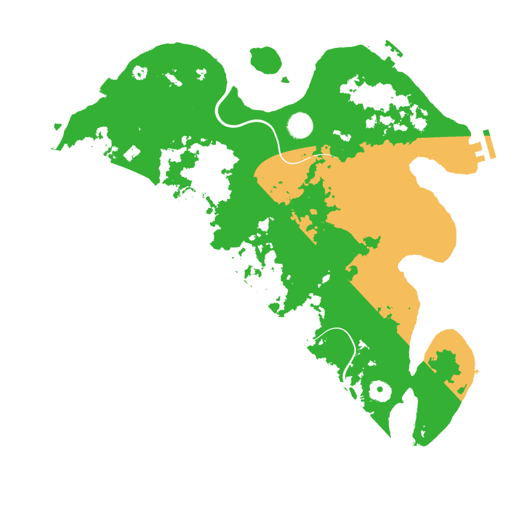 Biome Rust Map: Procedural Map, Size: 3500, Seed: 608664784