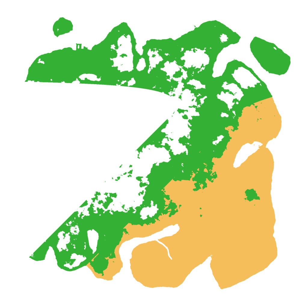 Biome Rust Map: Procedural Map, Size: 3500, Seed: 1248