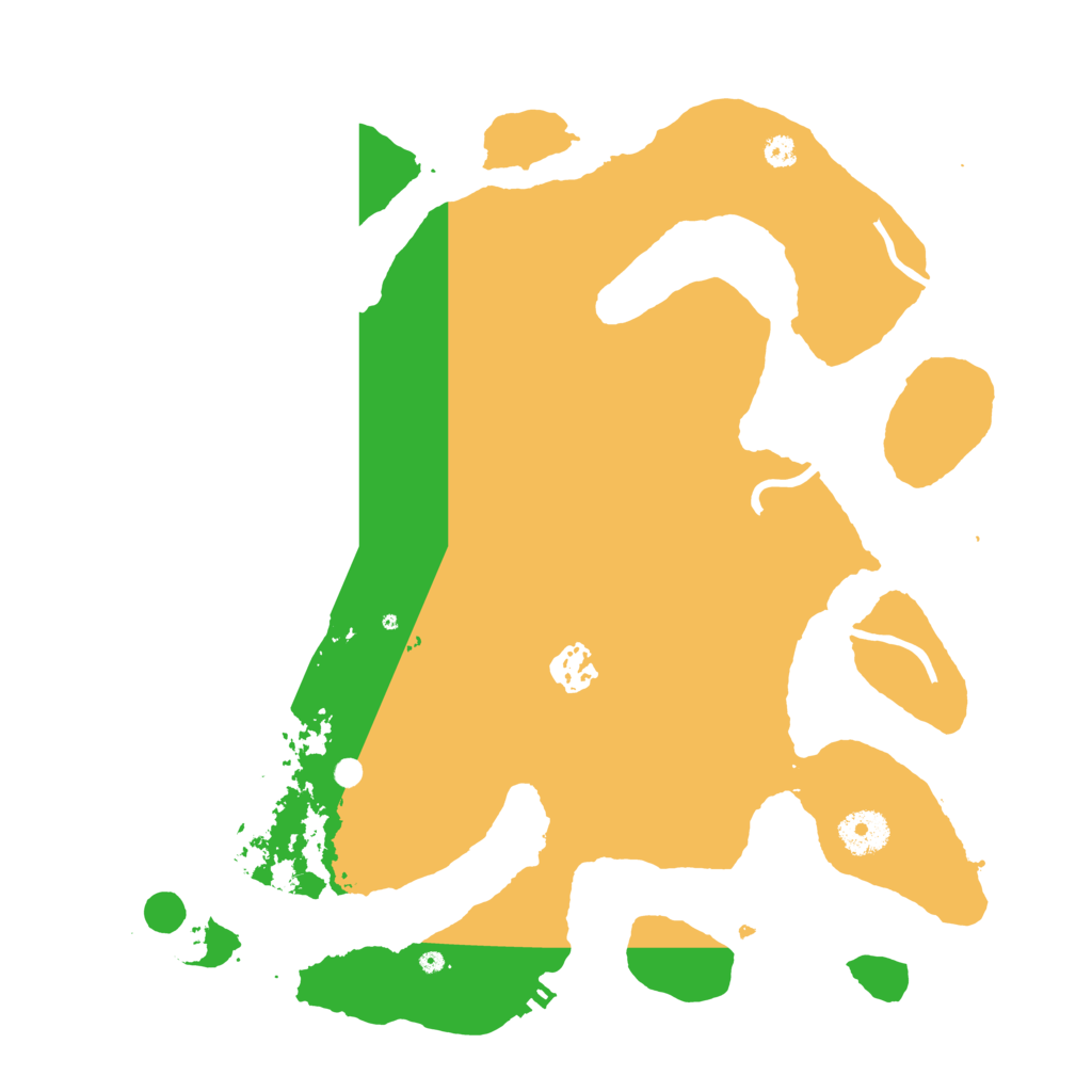 Biome Rust Map: Procedural Map, Size: 3500, Seed: 1378560675