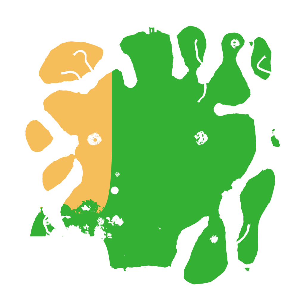 Biome Rust Map: Procedural Map, Size: 3550, Seed: 183298