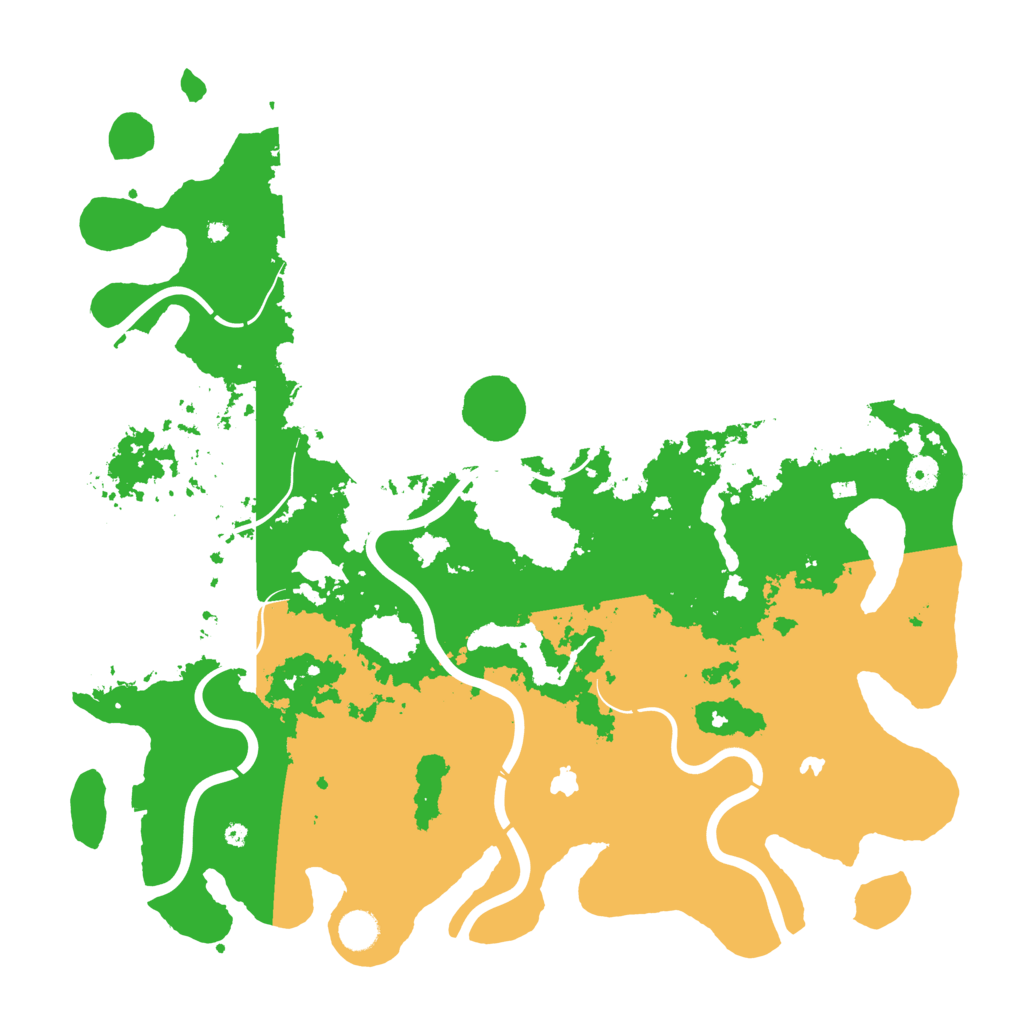 Biome Rust Map: Procedural Map, Size: 4500, Seed: 584231