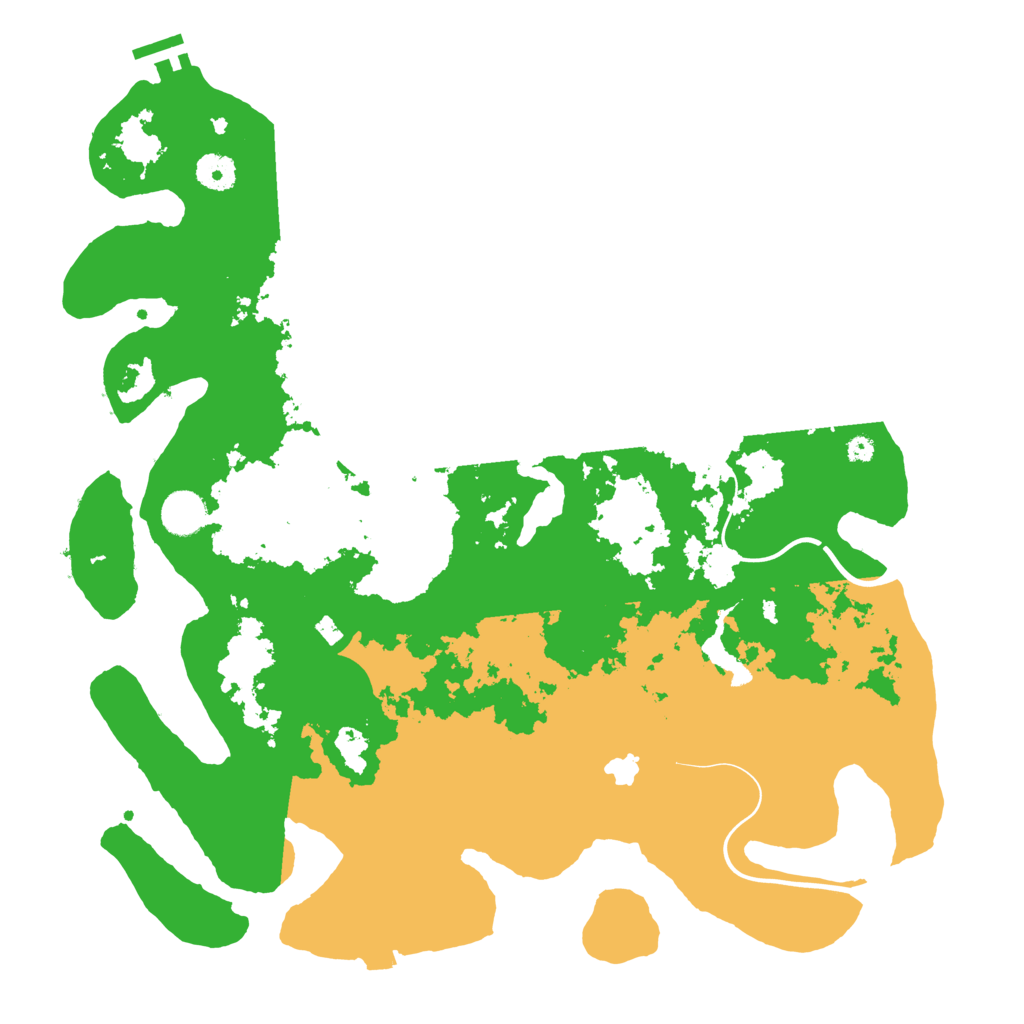 Biome Rust Map: Procedural Map, Size: 4000, Seed: 732727