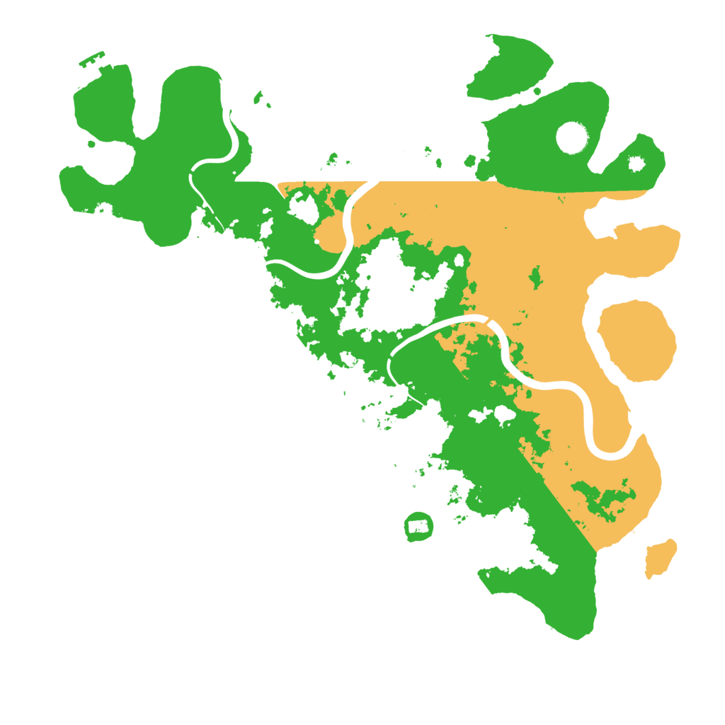 Biome Rust Map: Procedural Map, Size: 3999, Seed: 194