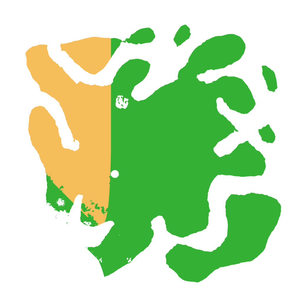 Biome Rust Map: Barren, Size: 3400, Seed: 1380254160