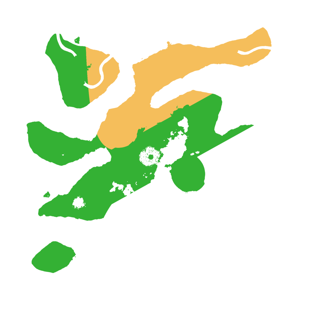 Biome Rust Map: Procedural Map, Size: 2500, Seed: 26121