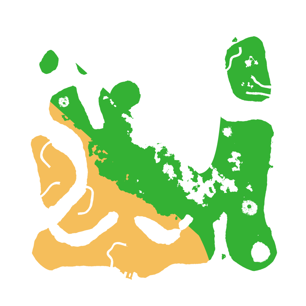 Biome Rust Map: Procedural Map, Size: 3000, Seed: 572144