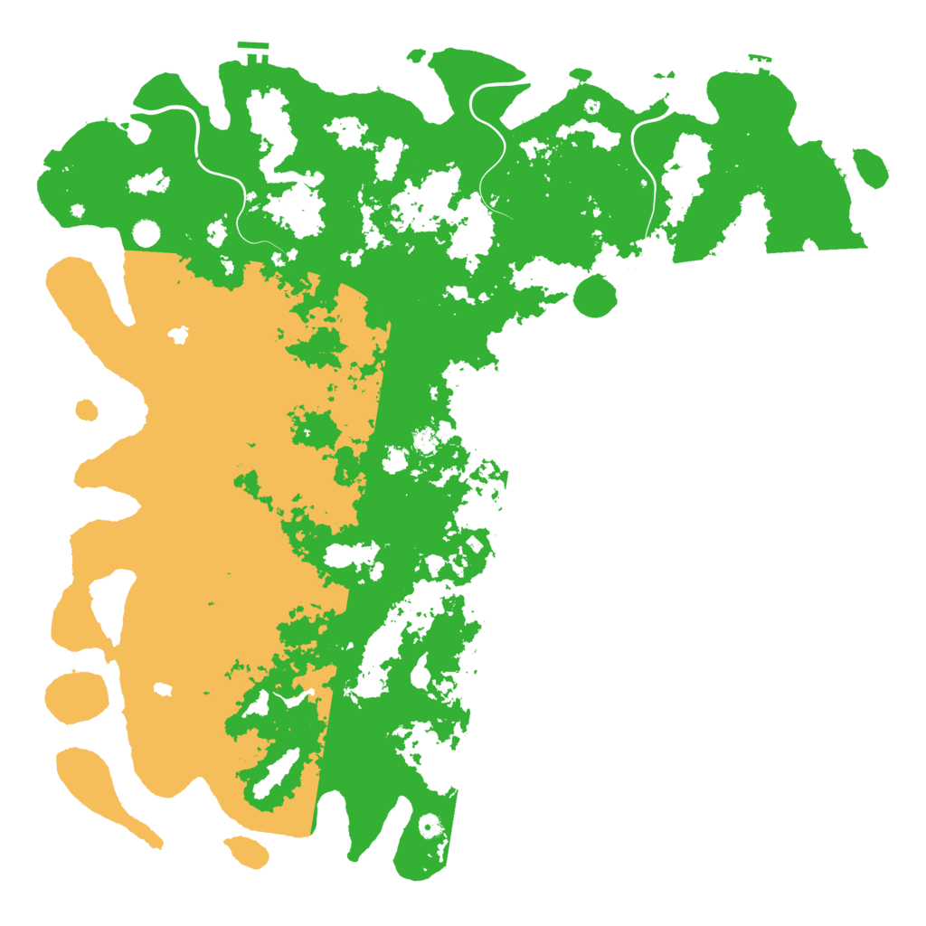 Biome Rust Map: Procedural Map, Size: 6000, Seed: 113