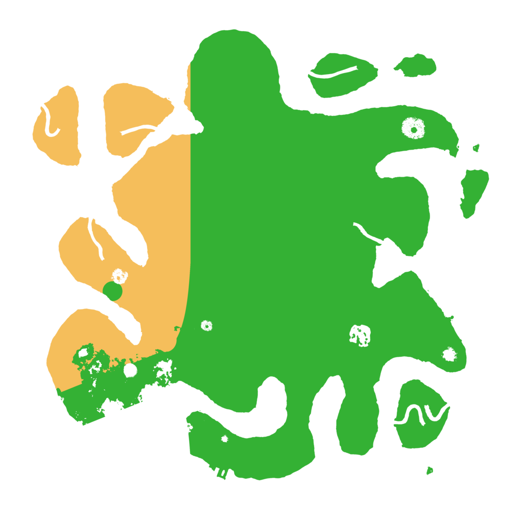 Biome Rust Map: Procedural Map, Size: 3500, Seed: 2040464409