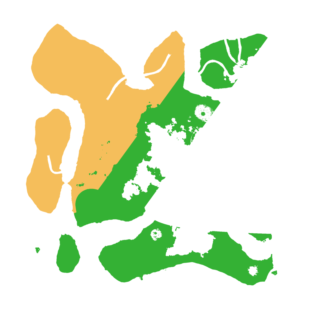 Biome Rust Map: Procedural Map, Size: 3000, Seed: 583837100