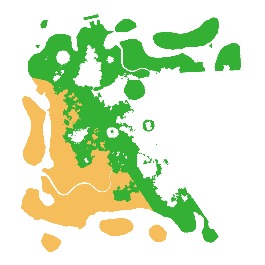 Biome Rust Map: Procedural Map, Size: 3500, Seed: 423060173