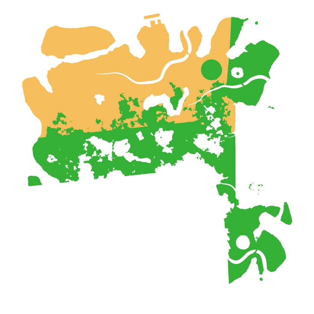 Biome Rust Map: Procedural Map, Size: 4000, Seed: 552022