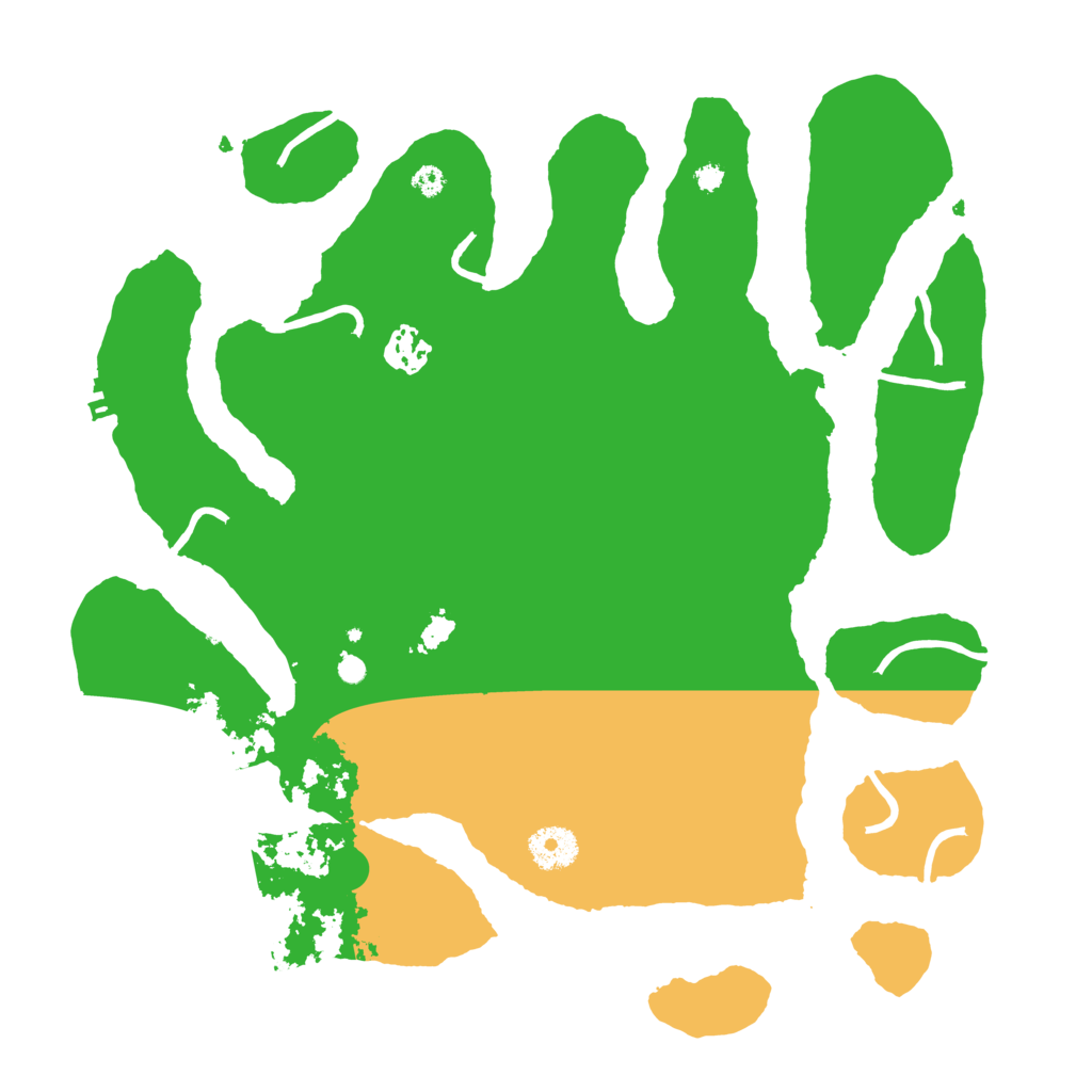 Biome Rust Map: Procedural Map, Size: 3550, Seed: 477012