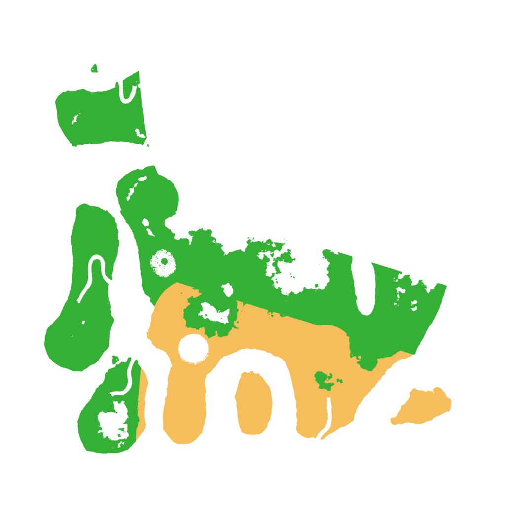 Biome Rust Map: Procedural Map, Size: 3000, Seed: 92868357