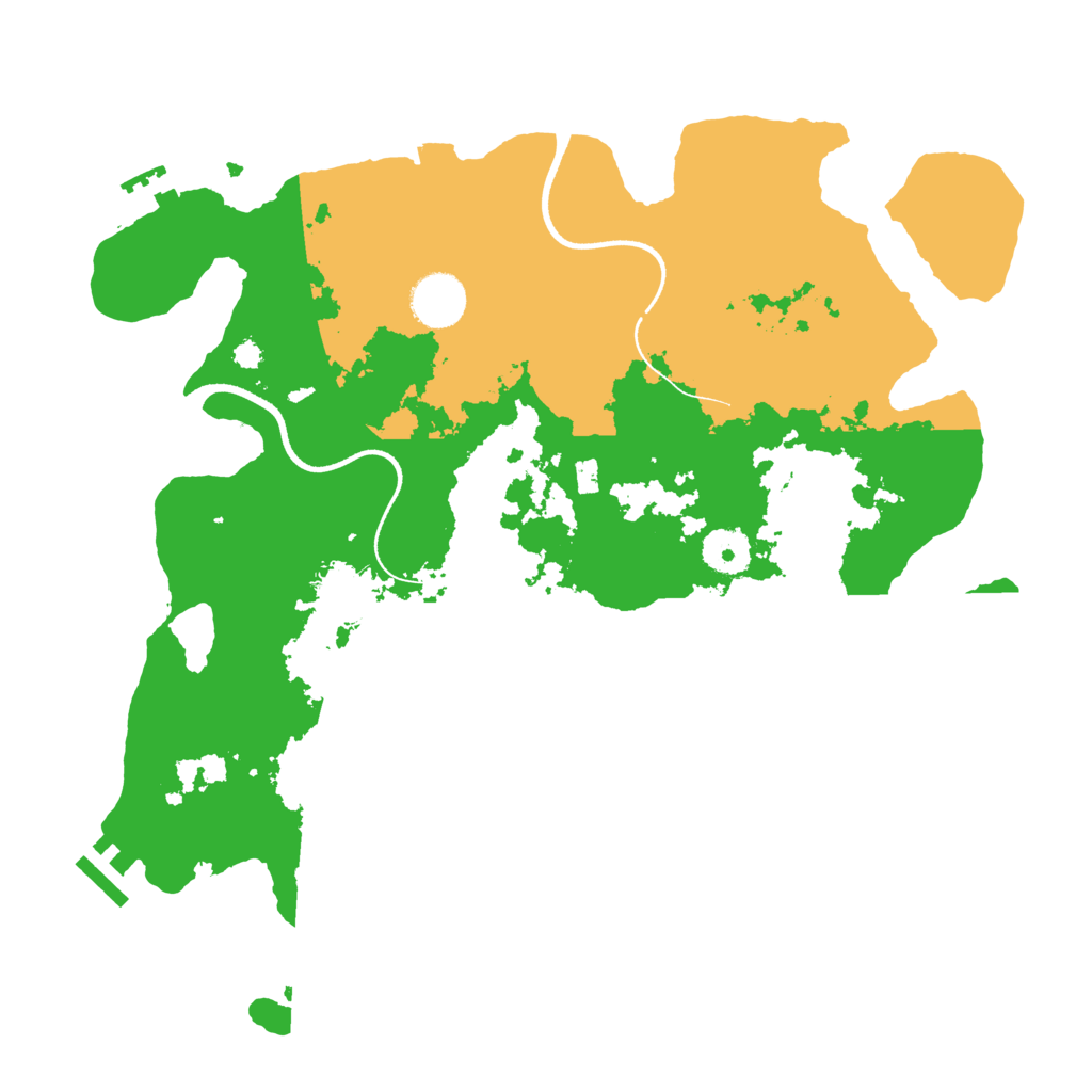 Biome Rust Map: Procedural Map, Size: 3500, Seed: 1636447551