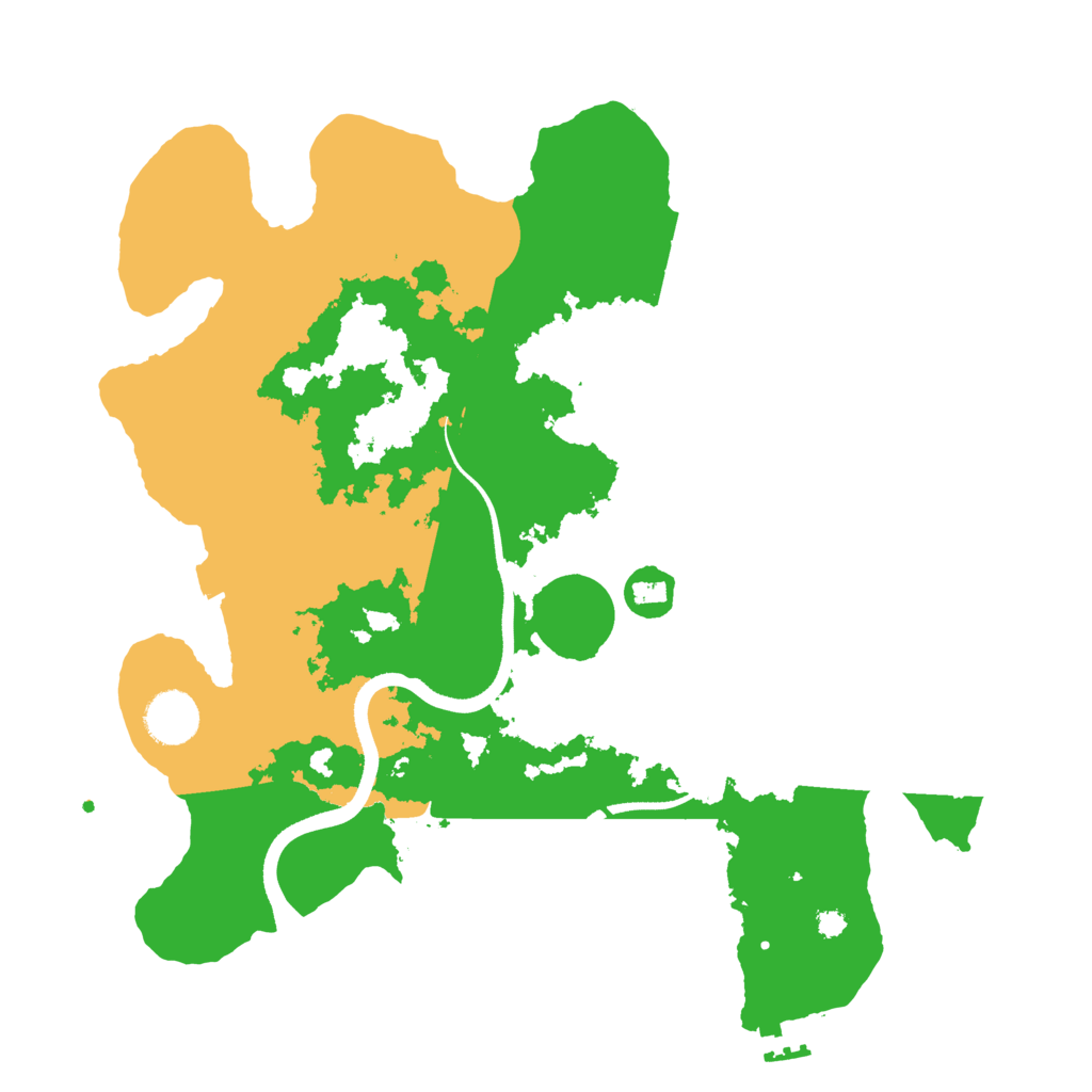 Biome Rust Map: Procedural Map, Size: 3550, Seed: 693268