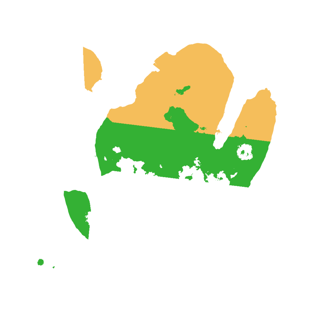 Biome Rust Map: Procedural Map, Size: 2000, Seed: 10140