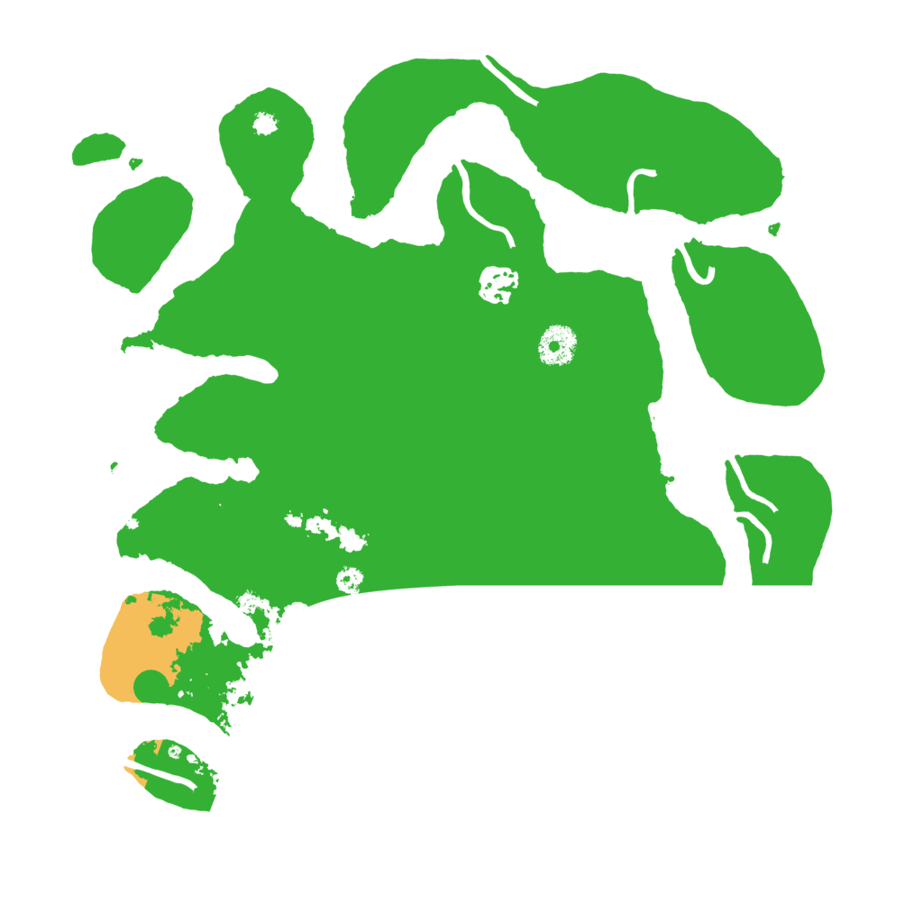 Biome Rust Map: Procedural Map, Size: 3500, Seed: 500174073