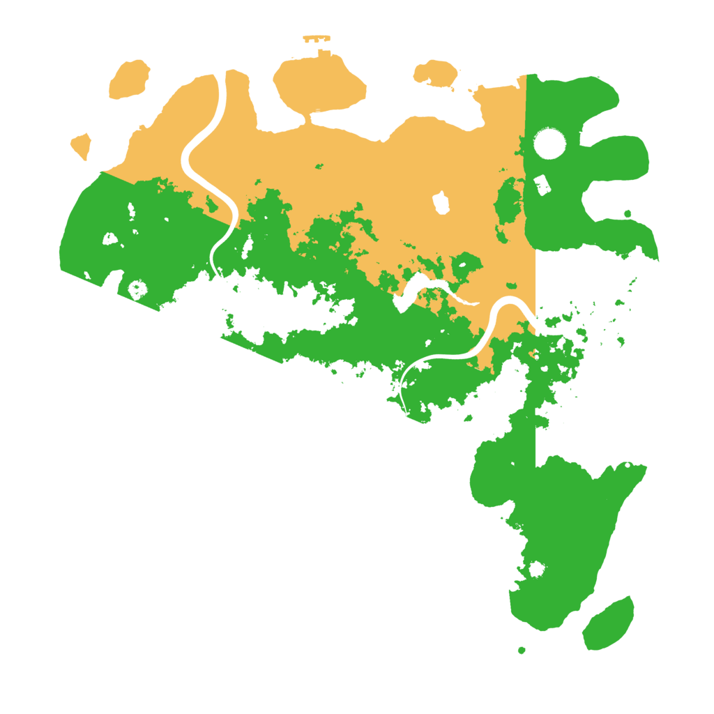 Biome Rust Map: Procedural Map, Size: 4000, Seed: 2736