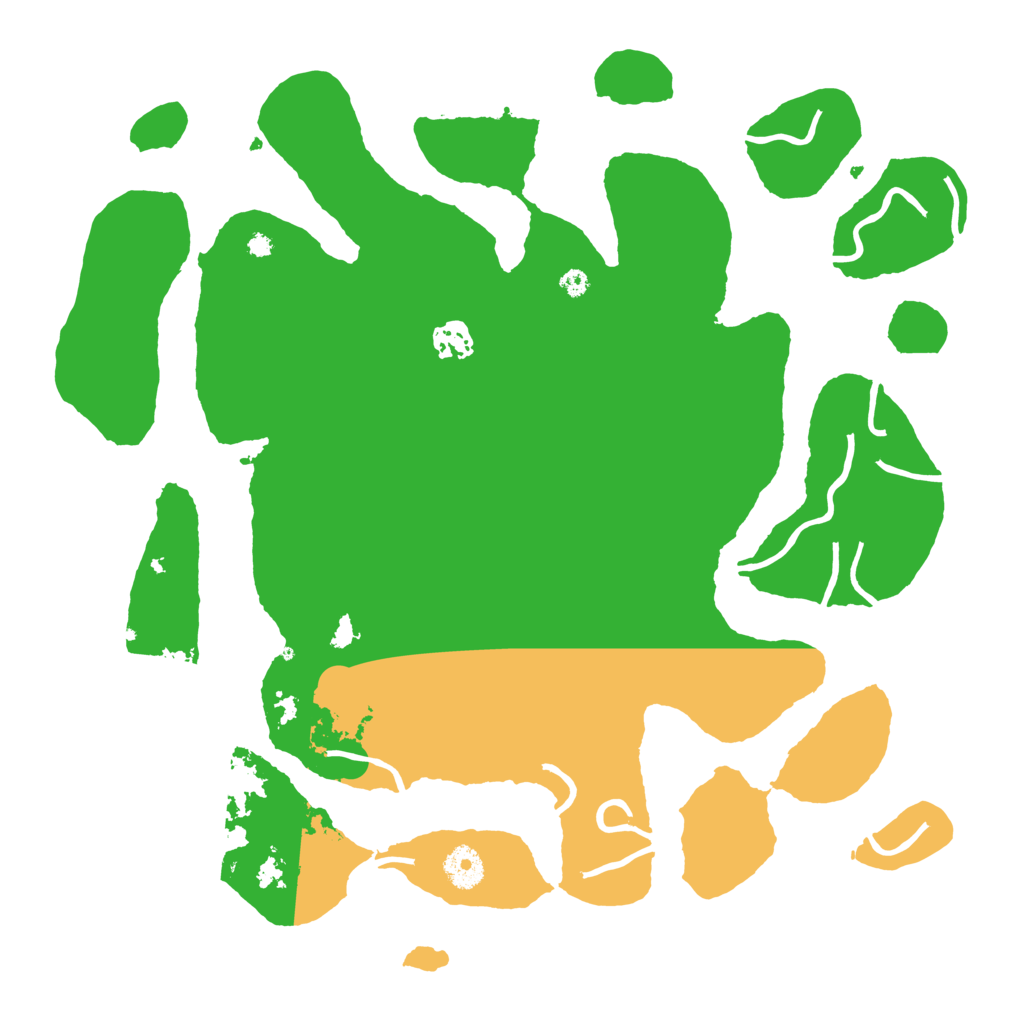 Biome Rust Map: Procedural Map, Size: 3800, Seed: 1998584498