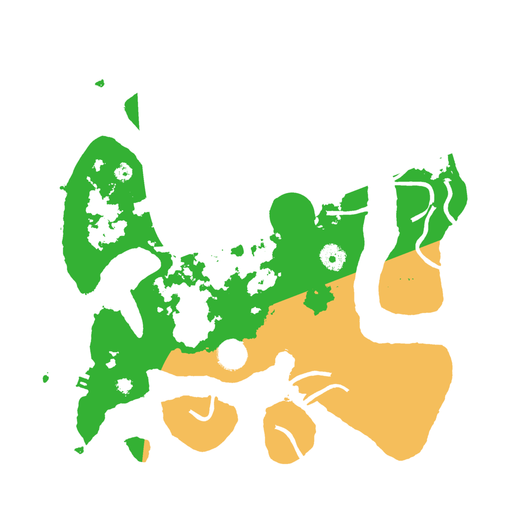 Biome Rust Map: Procedural Map, Size: 3000, Seed: 998108175