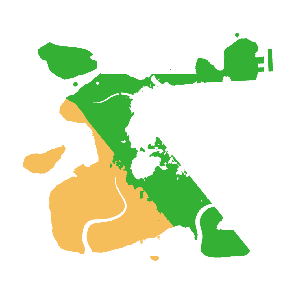 Biome Rust Map: Procedural Map, Size: 2660, Seed: 1337