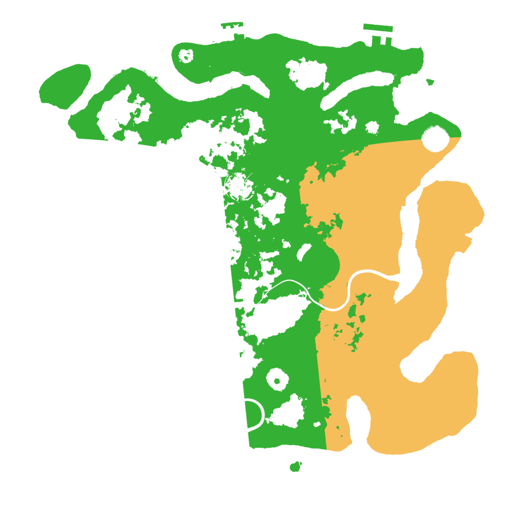 Biome Rust Map: Procedural Map, Size: 3500, Seed: 699034