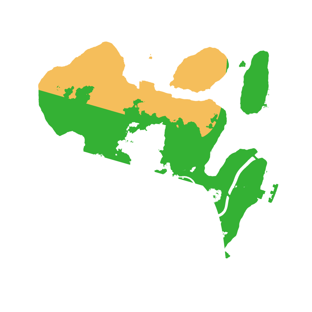 Biome Rust Map: Procedural Map, Size: 2401, Seed: 2147483647