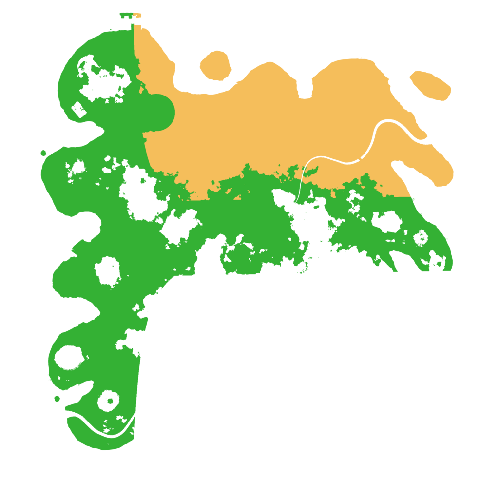 Biome Rust Map: Procedural Map, Size: 3550, Seed: 144490