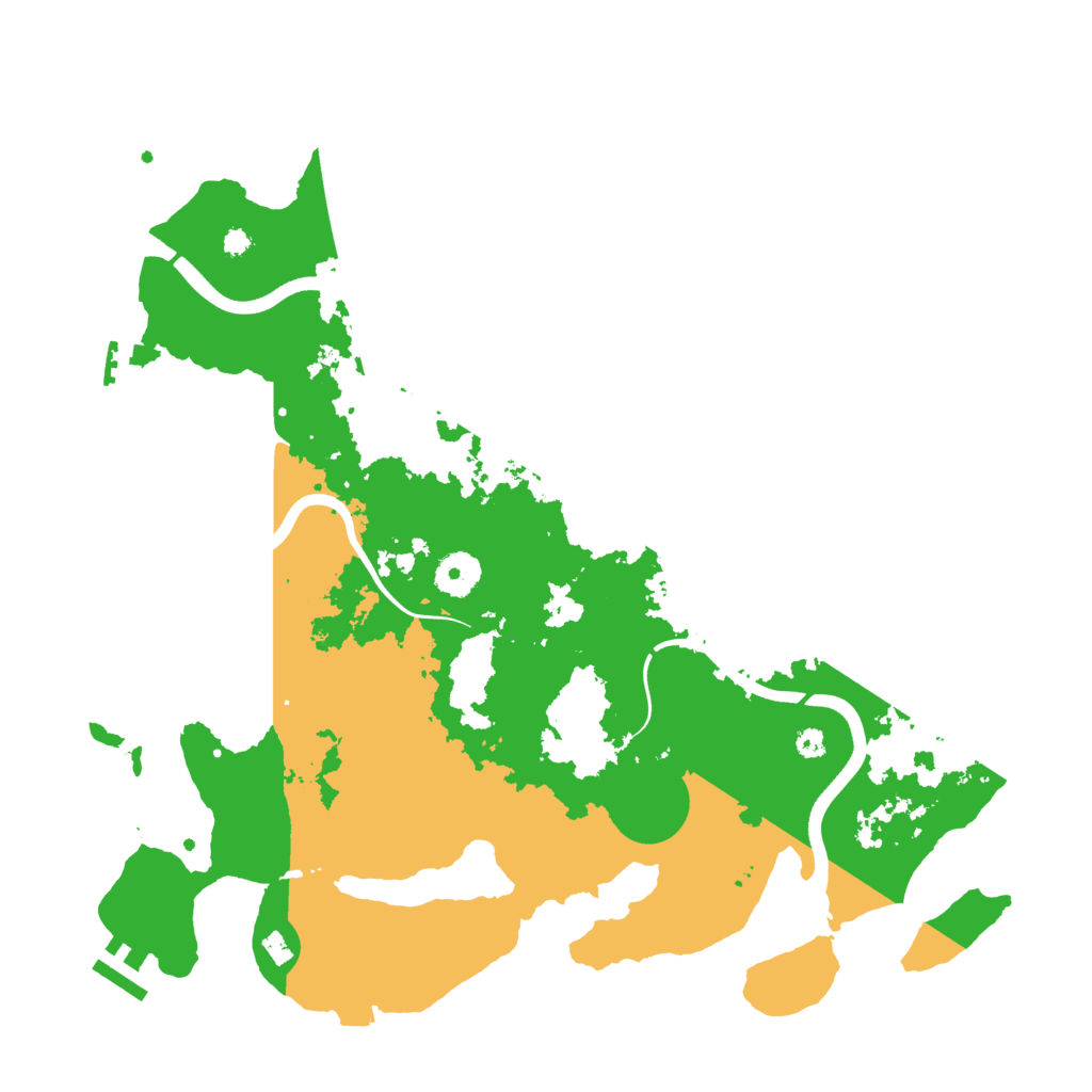 Biome Rust Map: Procedural Map, Size: 3700, Seed: 829954731