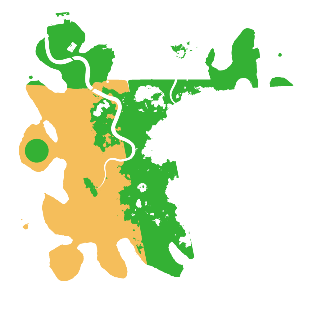 Biome Rust Map: Procedural Map, Size: 3550, Seed: 231439
