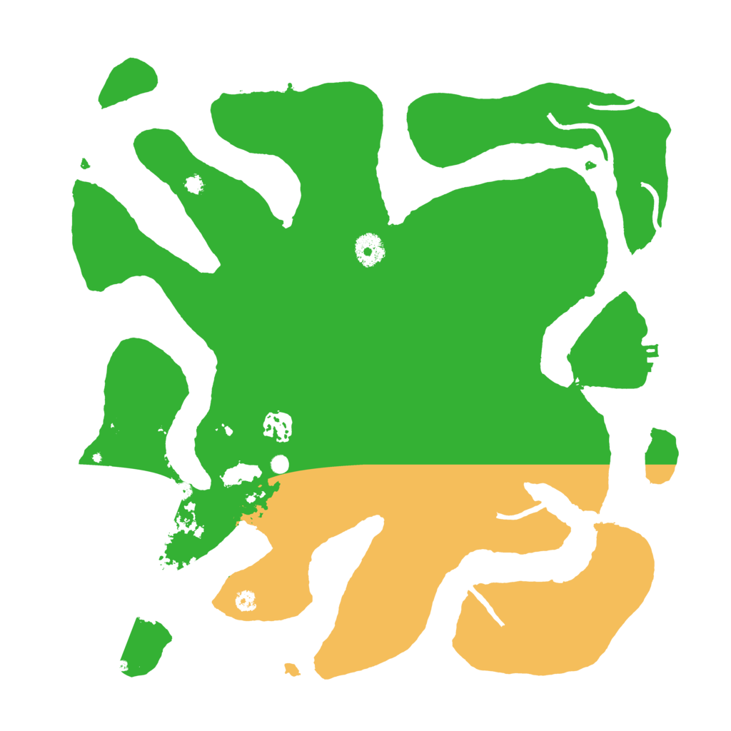 Biome Rust Map: Procedural Map, Size: 3550, Seed: 555974