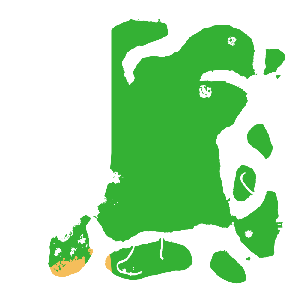 Biome Rust Map: Procedural Map, Size: 3550, Seed: 137589