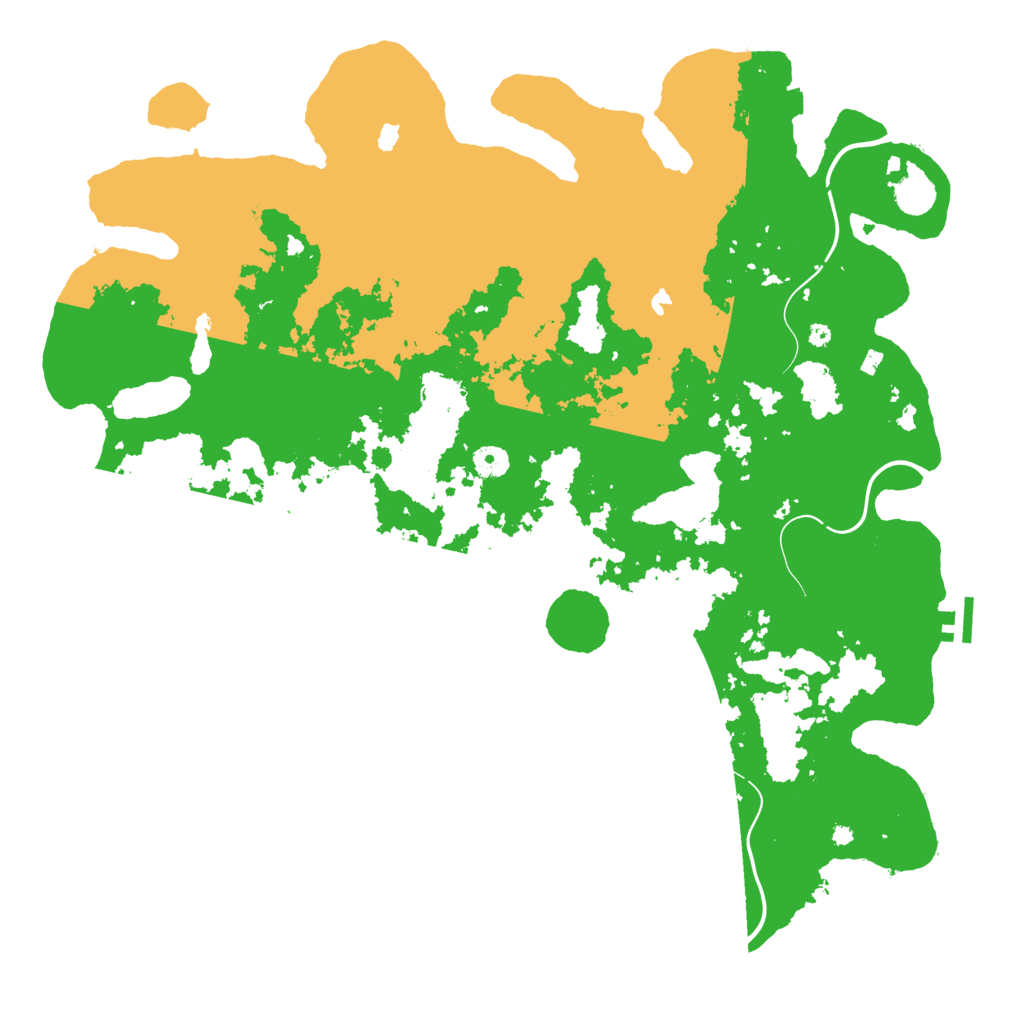 Biome Rust Map: Procedural Map, Size: 4500, Seed: 120110042
