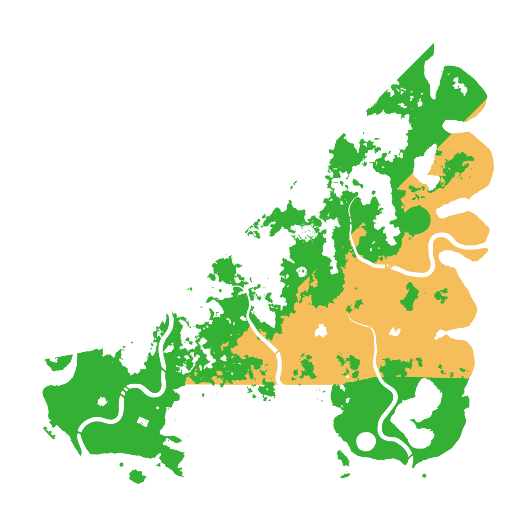 Biome Rust Map: Procedural Map, Size: 5000, Seed: 6860868