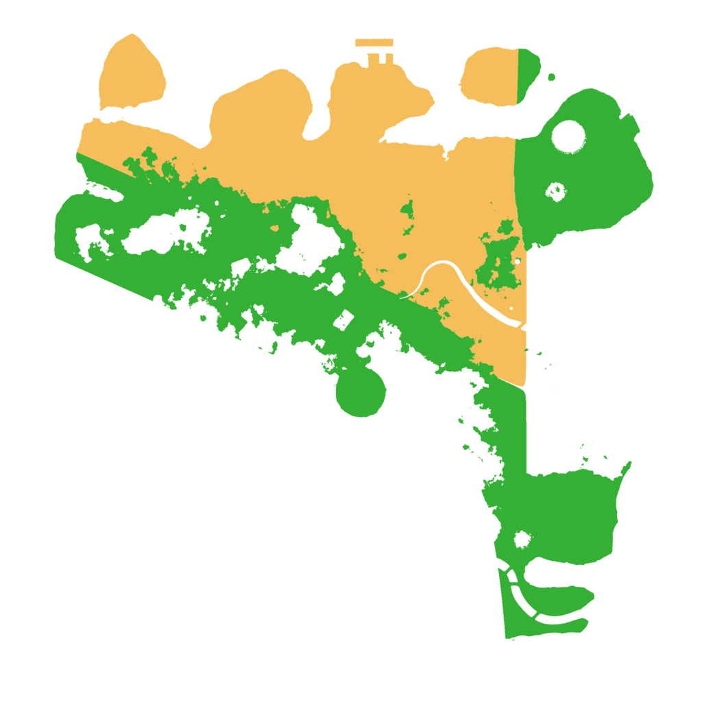 Biome Rust Map: Procedural Map, Size: 3750, Seed: 1481667102