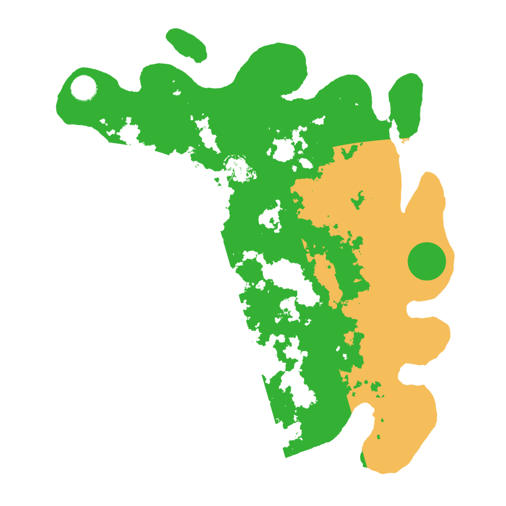 Biome Rust Map: Barren, Size: 3500, Seed: 160