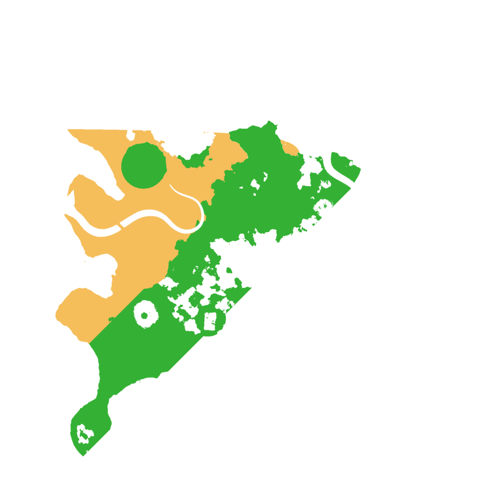 Biome Rust Map: Procedural Map, Size: 3000, Seed: 246456