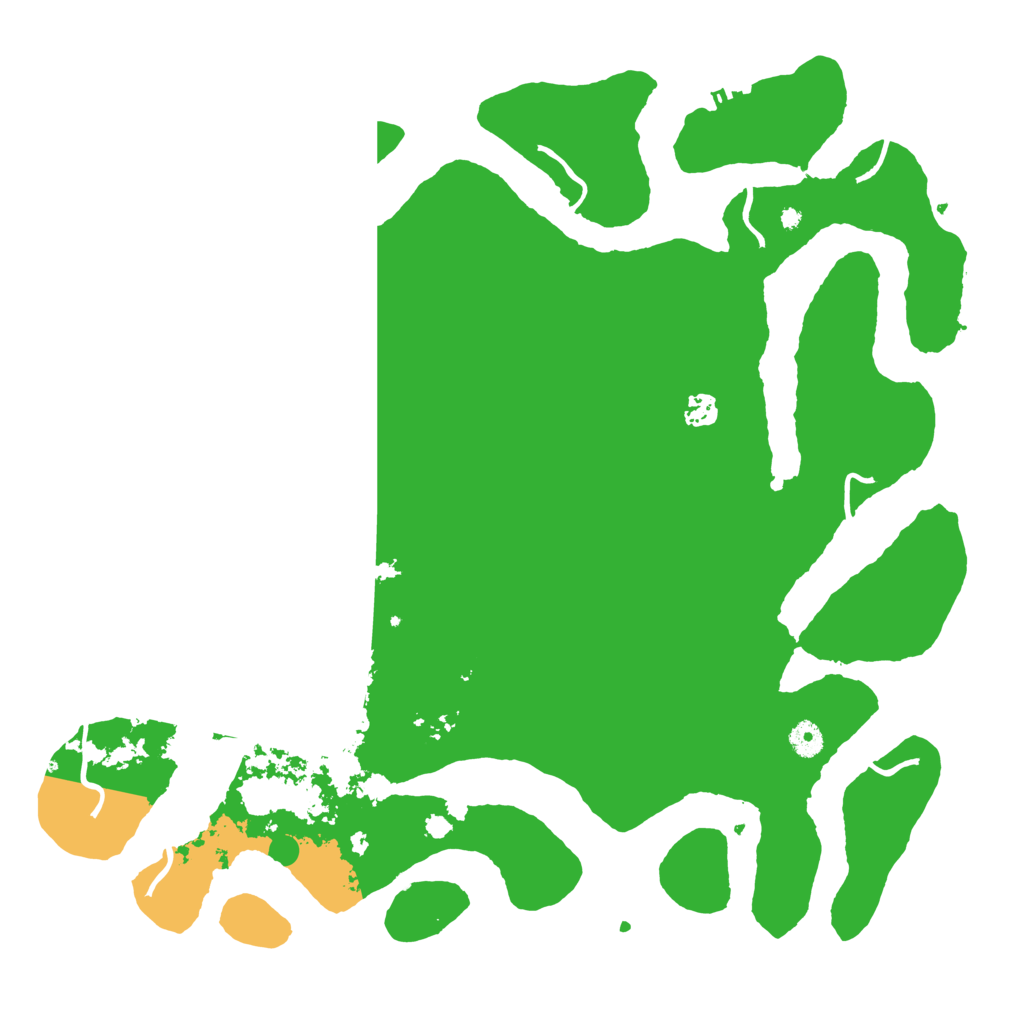 Biome Rust Map: Procedural Map, Size: 4500, Seed: 578487464