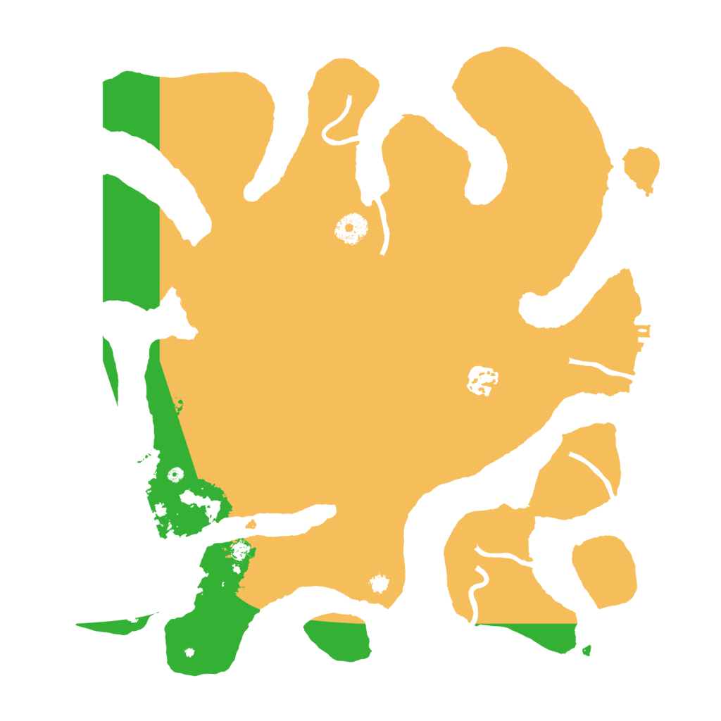 Biome Rust Map: Procedural Map, Size: 3500, Seed: 494961164