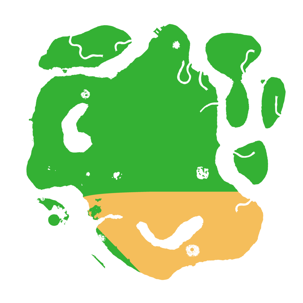 Biome Rust Map: Procedural Map, Size: 3500, Seed: 781827650