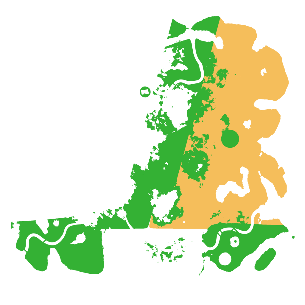 Biome Rust Map: Procedural Map, Size: 4500, Seed: 812349