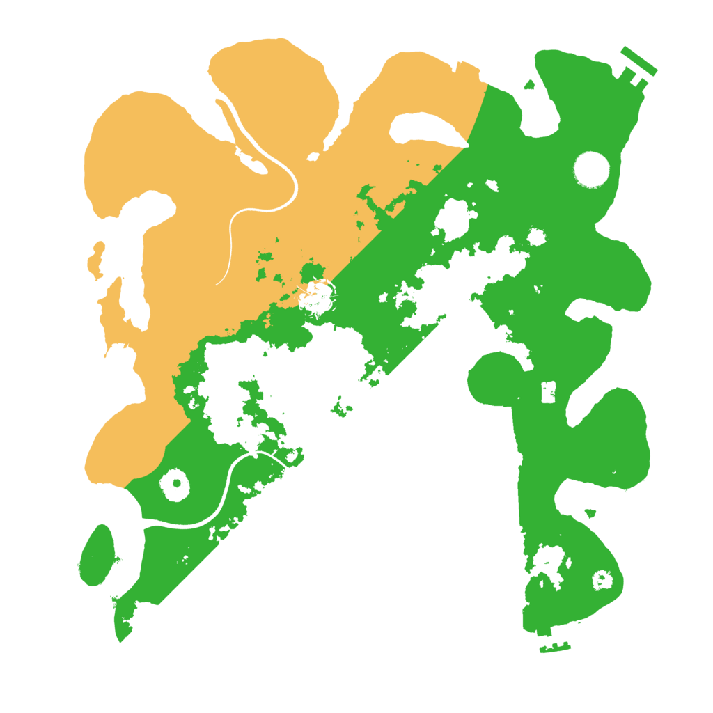 Biome Rust Map: Procedural Map, Size: 3500, Seed: 353534