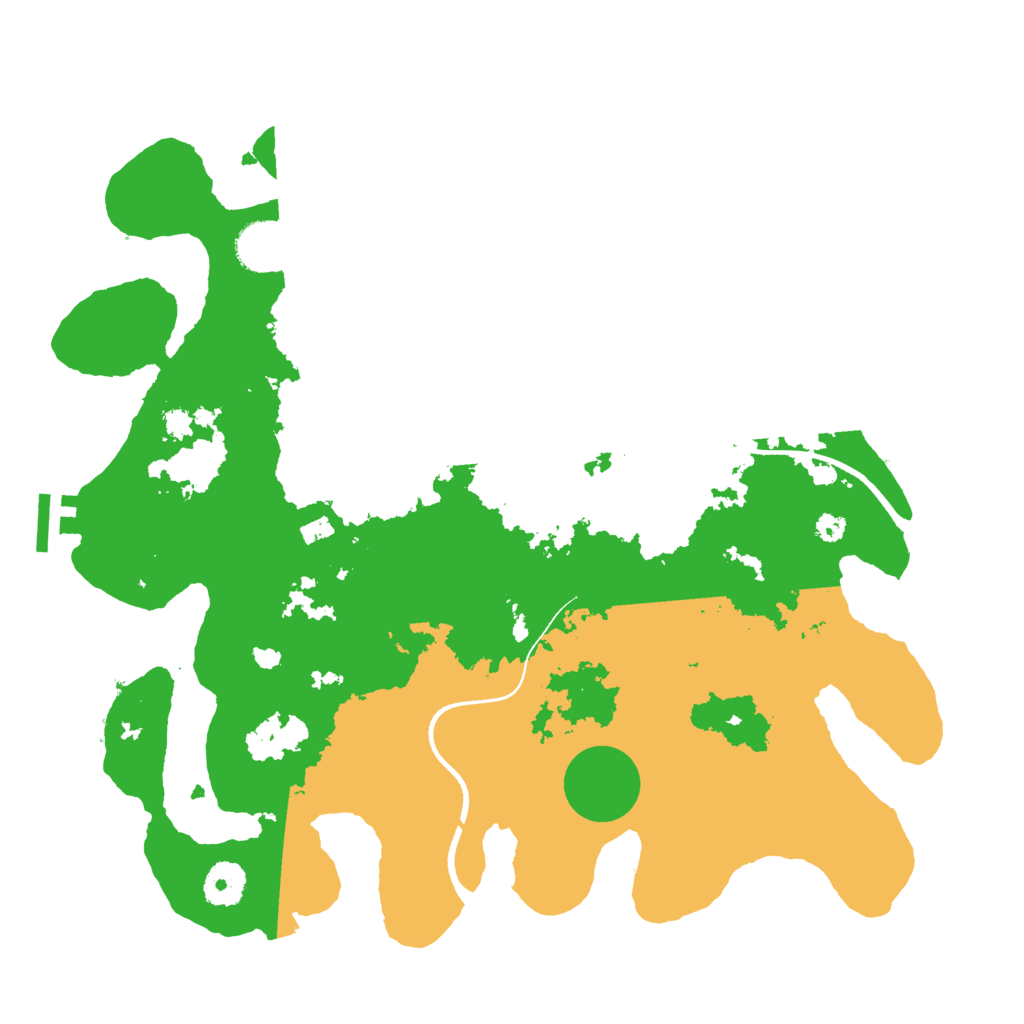 Biome Rust Map: Procedural Map, Size: 3550, Seed: 414436