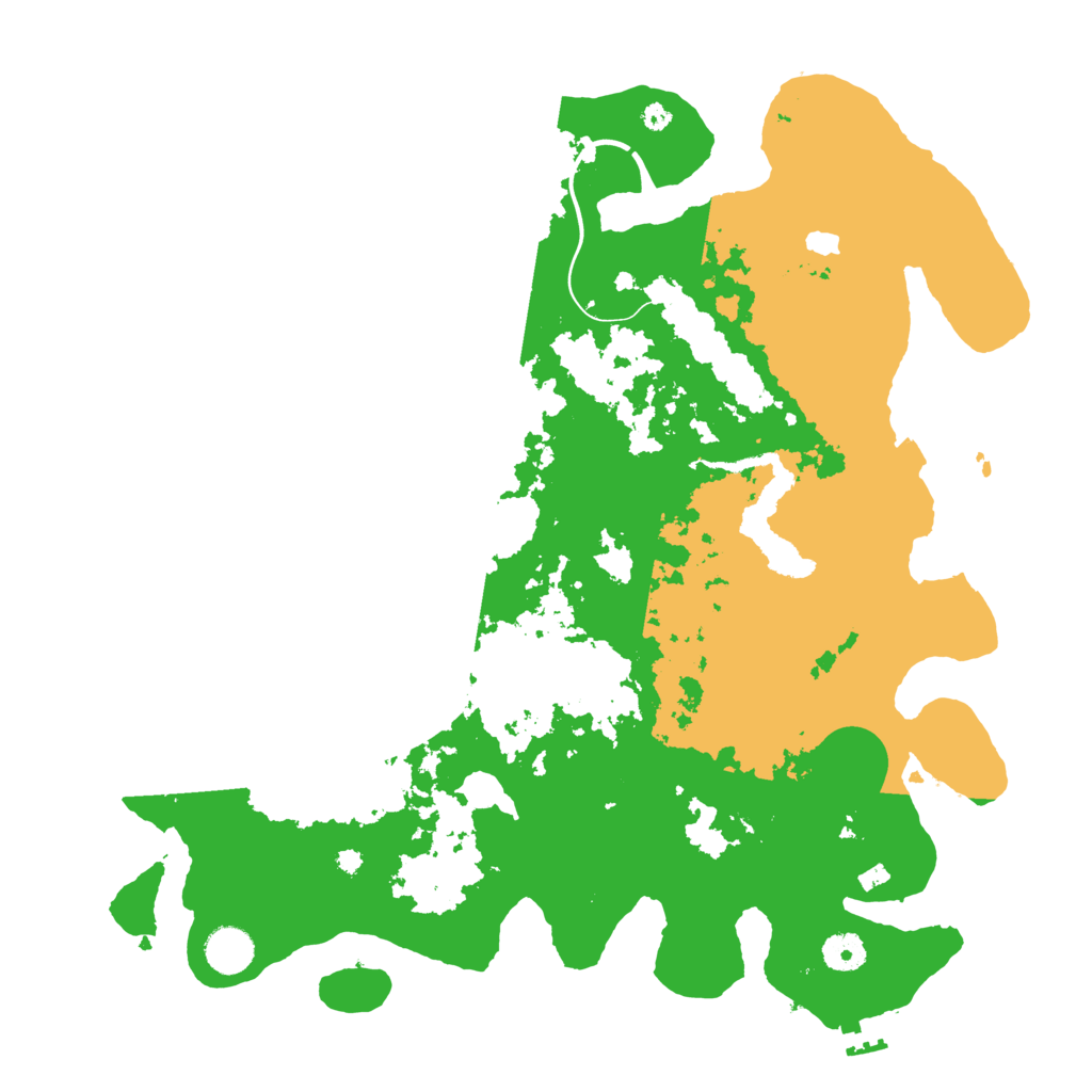 Biome Rust Map: Procedural Map, Size: 4000, Seed: 145635