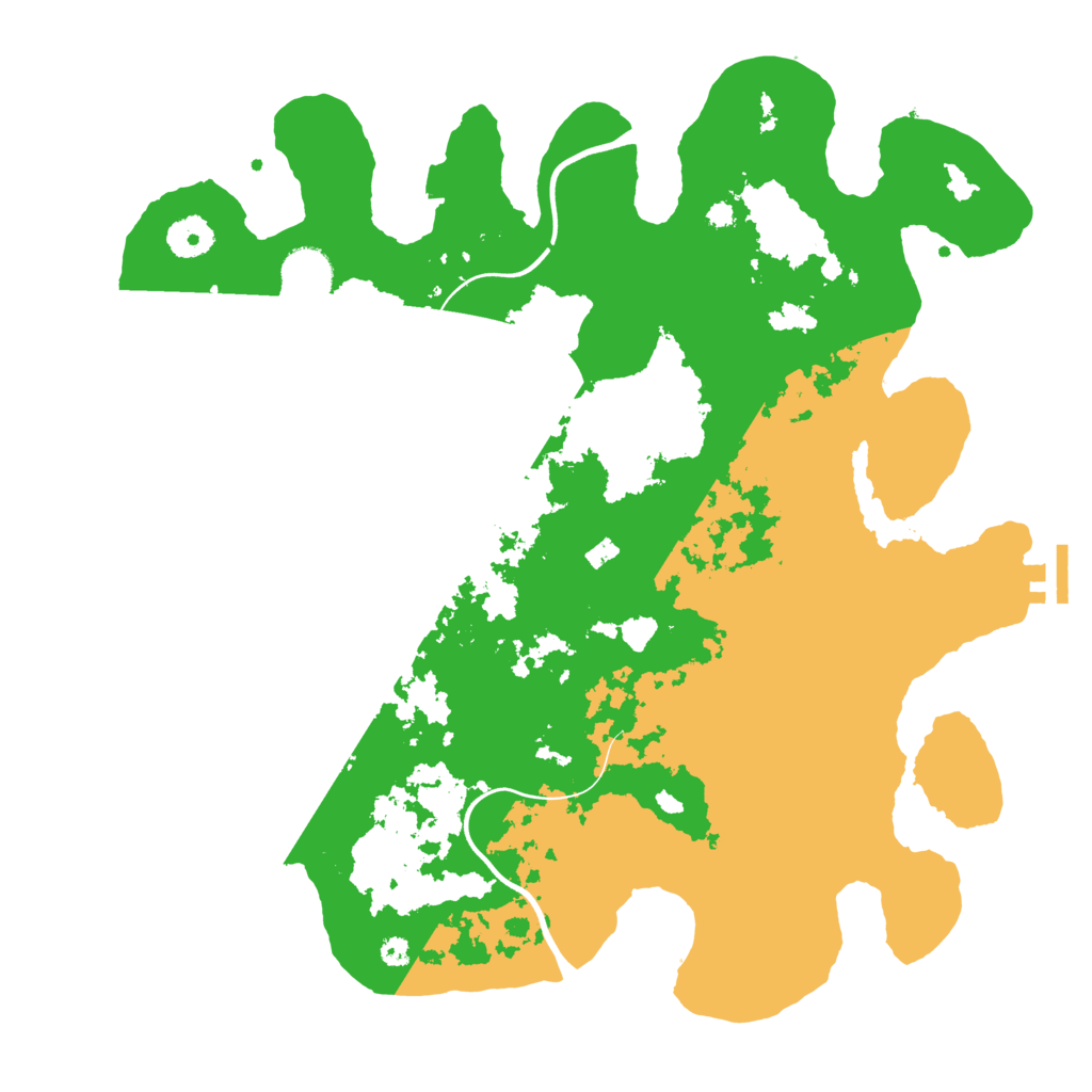 Biome Rust Map: Procedural Map, Size: 3750, Seed: 1846506704