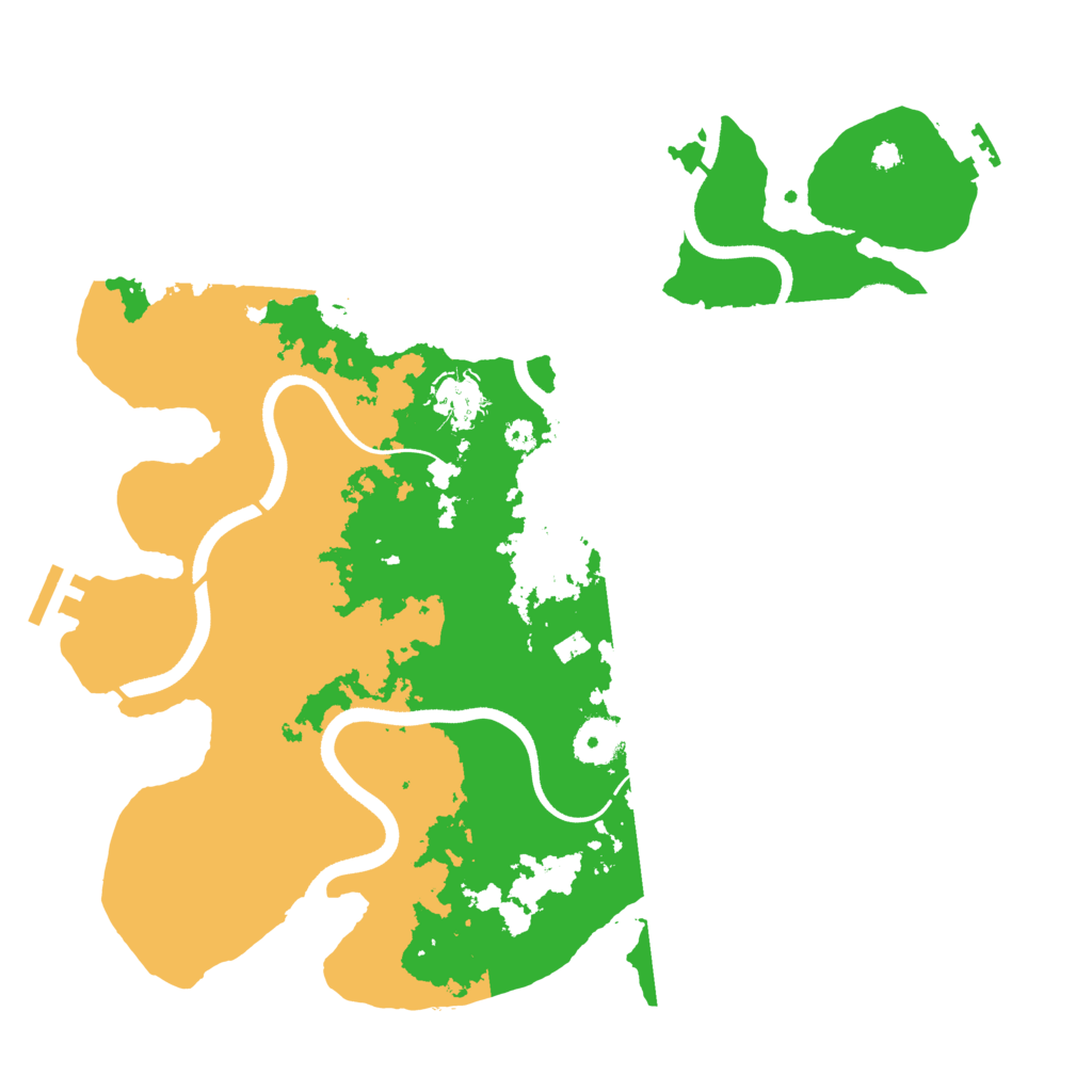 Biome Rust Map: Procedural Map, Size: 3550, Seed: 164235